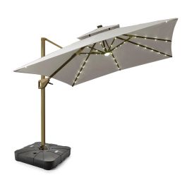 Parasol Terraza Y Jardin DKD Home Decor Beige Champan 350 x 280 x 286 cm Precio: 390.50000033. SKU: B1DTX3YP7G