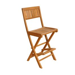 DKD Home Decor Taburete Plegable de Bar Teca Marrón 55 x 120 x 50 cm para Terraza y Jardín Precio: 79.49999959. SKU: B1ERN79686