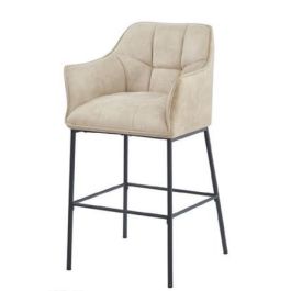 DKD Home Decor Taburete Beige Negro Microfibra Metal 60 x 107 x 59 cm Precio: 169.68999949. SKU: B17LZ8C9XV