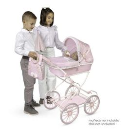 Coche de muñeca plegable con sombrilla y bolso - para muñecas de hasta 48 cm. Coche de muñeca plegable con sombrilla y bolso - para muñecas de hasta 48 cm.