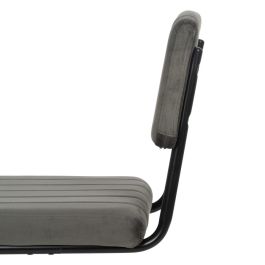 Taburete Taupe Tejido-Metal Contract 44 X 50 X 115 cm