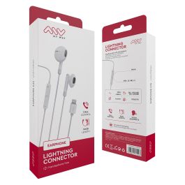 Myway Auriculares Mwhph0034 Blanco con almohadillas cómodas y ajustables, compatibles con dispositivos iOS Myway Auriculares Mwhph0034 Blanco con almohadillas cómodas y ajustables, compatibles con dispositivos iOS