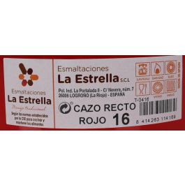 Cazo Recto 16 cm Rojo - La Estrella (6 Unidades) Cazo Recto 16 cm Rojo - La Estrella (6 Unidades)
