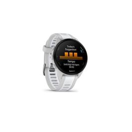Reloj GPS conectado - GARMIN - Forerunner 165 - 1.2 - Blanco con pulsera Blanca y Gris Claro Reloj GPS conectado - GARMIN - Forerunner 165 - 1.2 - Blanco con pulsera Blanca y Gris Claro