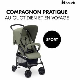HAUCK HAU4007923171639 Cochecito Sport Plegable y Reclinable, Capota, 4 Ruedas, Verde Oliva