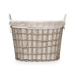 Cesto Ovalado Asas Bajo Gris Kipit 51X41CM (6 Unidades) Cesto Ovalado Asas Bajo Gris Kipit 51X41CM (6 Unidades)
