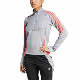 Sudadera sin Capucha Mujer Adidas Winterized Gris