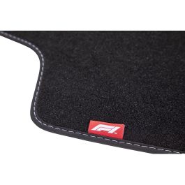 Alfombra De Coche Cm580 4Tlg Negro-Blanco F110861 Alfombra De Coche Cm580 4Tlg Negro-Blanco F110861