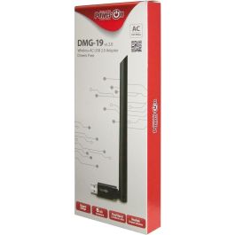 Inter-Tech DMG-19 Adaptador de Red USB Inalámbrico WiFi 650 Mbit/s Doble Banda Negro