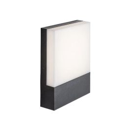 RABALUX RAB-77097 Aplique Exterior LED Gimone 10W 570Lm 4000K Luz Blanca Natural IP44 Negro Plástico