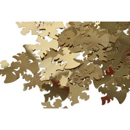 DKD Home Decor Decoración Navidad Moderna Ángeles de PVC, Dorado y Plateado, Pack de 2 Unidades