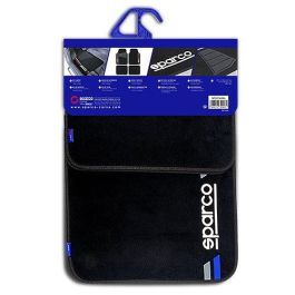 Sparco Alfombra Moqueta Corsa Azul SPCF508BL Universal Antideslizante Juego 4 Unidades