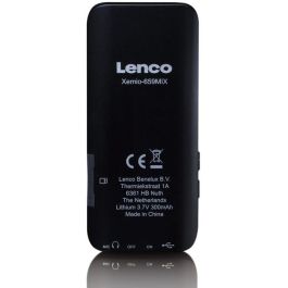Lenco Xemio-659GY Reproductor MP3 4GB con Pantalla LCD 1.8", Auriculares Incluidos, Negro/Gris