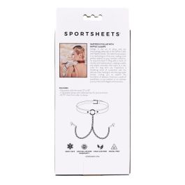 Cadena Con Pinzas Para Pezones Sportsheets Cadena Con Pinzas Para Pezones Sportsheets