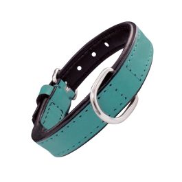 Collar Piel Acolchado 35 cm X 15 mm Turquesa Collar Piel Acolchado 35 cm X 15 mm Turquesa