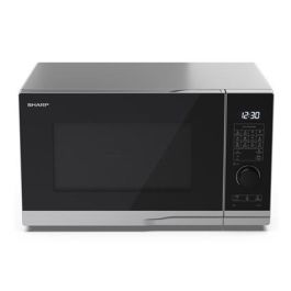Sharp YC-PG234AE-S Microondas Digital + Grill 900W, 23 Litros, Panel de Control Fácil de Usar, 10 Niveles de Potencia Sharp YC-PG234AE-S Microondas Digital + Grill 900W, 23 Litros, Panel de Control Fácil de Usar, 10 Niveles de Potencia