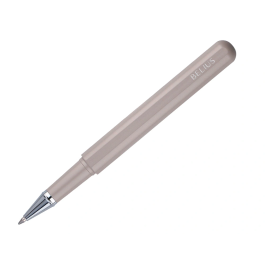 Belius Roller y Funda Similpiel Space B Gris Tinta Azul 0,7 mm Diseño Minimalista Caja Regalo