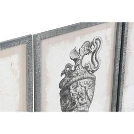 Cuadro Neoclasico DKD Home Decor Negro Beige 2 x 70 x 50 cm (4 Unidades) Cuadro Neoclasico DKD Home Decor Negro Beige 2 x 70 x 50 cm (4 Unidades)