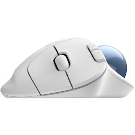 Logitech M575S Ratón Ergonómico Inalámbrico con Trackball Blanco