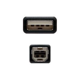 Nanocable 10.01.0105-BK Cable USB 2.0 Impresora USB-A Macho a USB-B Macho 4.5m Negro