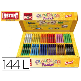 Instant Tempera Solida en Barra Playcolor Pocket Escolar Caja de 144 Unidades 12 Colores Surtidos Precio: 160.99000027. SKU: B14PE5WWW2