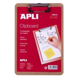 Apli Carpeta con Pinza de Alambre Superior A5, Base de Madera, 155x225 mm Precio: 2.50000036. SKU: B16THZ8MSZ