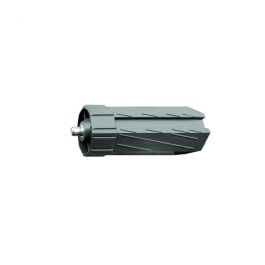 Schellenberg Contera sistema mini, unión eje octagonal y cojinete muro Ø40 x 105 mm, plástico negro