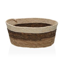Cesta Marrón Ancha Versa 31x16x39 cm - Fibras de maíz y paja (2 Unidades) Precio: 17.5000001. SKU: B1DNQSGTCE