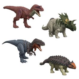 Mattel Dinosaurio Jurassic World Wild Roar, Figura de Acción Surtida con Sonido Rugido Realista (Pilas LR44)