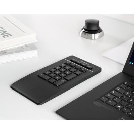 3Dconnexion Numpad Pro - Teclado Numérico Inalámbrico Bluetooth/USB/RF, Compatible con Windows/Mac, Negro