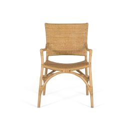 Sillas Rattan y Bambú GINER Y COLOMER - Lote de 2, Natural, Asiento 40x46cm