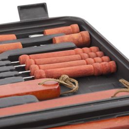 Maletín Barbacoa Barbecase InnovaGoods 18 Piezas
