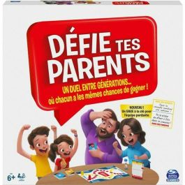 Spin Master Desafía las apuestas de tus padres - Juego de mesa familiar de preguntas y desafíos para 2-6 jugadores con 200 tarjetas Precio: 32.49999984. SKU: B1DMFQQDPP