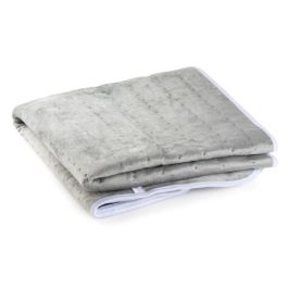 Calentador de cama eléctrico DOMO para 1 persona - 6 niveles de calor - Polar de franela - 150x80 cm - Gris Precio: 51.89000058. SKU: B1GZDKJZ69