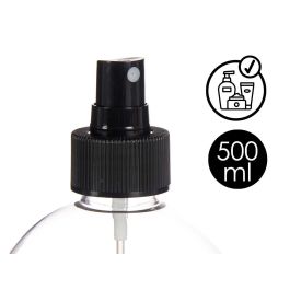 Bote Difusor de Plástico 500 ml Berilo - 8x17x8 cm, Negro/Transparente, Uso Cosmético (12 Unidades) Bote Difusor de Plástico 500 ml Berilo - 8x17x8 cm, Negro/Transparente, Uso Cosmético (12 Unidades)