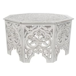 DKD Home Decor Mesa Centro Blanco Mdf 84 x 84 x 46 cm Precio: 322.6899995. SKU: B18H39QL3F