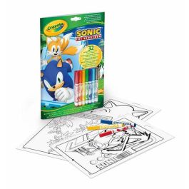 Libro actividades y colorear sonic con 7 rotuladores Libro actividades y colorear sonic con 7 rotuladores