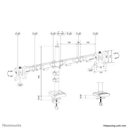 Soporte de Mesa para Pantalla Neomounts DS60-600BL2 10" 32"
