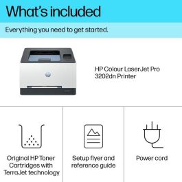 HP LaserJet Pro 3202Dn Impresora Láser Color con Dúplex Automático y Red Gigabit