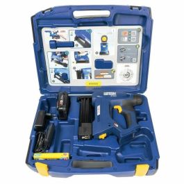 Rapid BTX553 Grapadora de Batería 18V para Grapas 53/8-20mm y 8/15-20mm con Estuche, Batería 2.5Ah y Cargador