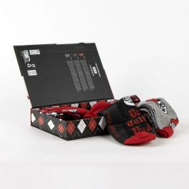 Cerdá Pack Calcetines 3 Piezas Harley Quinn Multicolor Tallas 36-43