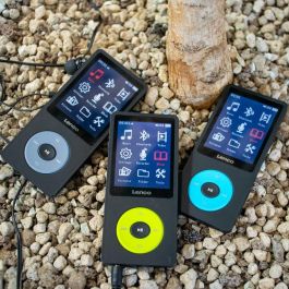 Lenco Xemio-860GR Reproductor MP3 8GB LCD Bluetooth Auriculares Negro Cal. Compatible MicroSD 256GB