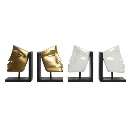 Sujetalibros Moderno DKD Home Decor Dorado Blanco 10 x 22 x 30.5 cm Set de 2 (2 Unidades) Precio: 98.50000039. SKU: S3039613