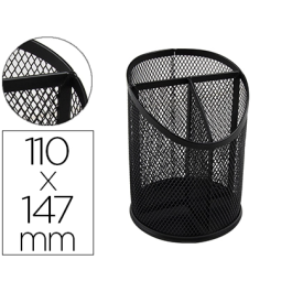 Q-connect Cubilete Portalapices Negro Metal Rejilla 3 Compartimentos Diametro 110 mm Alto 147 mm Precio: 7.49999987. SKU: B1CQ5XTFKL