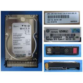 Hewlett Packard Enterprise Disco Duro 3TB, 3.5", SATA III, 7.2K rpm, LFF, SC