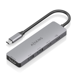 AISENS USB-C Dock 5 en 1 HDMI 4K 60Hz, 2xUSB-A, USB-C PD 100W, Gris – Conversor Multiportátil para Ordenadores Precio: 15.49999957. SKU: B1KKDCEN6H