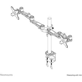 Neomounts FPMA-D935D Soporte de Mesa para 2 Monitores Planos hasta 27" (69 cm) 6KG