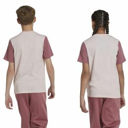 Camiseta de Manga Corta Infantil Adidas Essentials Big Logo Colorblock