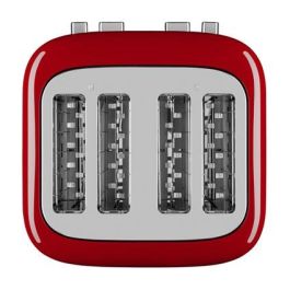 Kitchenaid Tostadora Metálica 4 Ranuras Roja, 7 Niveles de Tueste, Estilo Elegante Kitchenaid Tostadora Metálica 4 Ranuras Roja, 7 Niveles de Tueste, Estilo Elegante