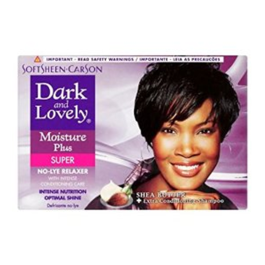 Dark And Lovely D&L Moisture Plus Relaxer Super Desrizante Cabello Afro con Manteca de Karité Kit Completo Precio: 12.50000059. SKU: S4255558